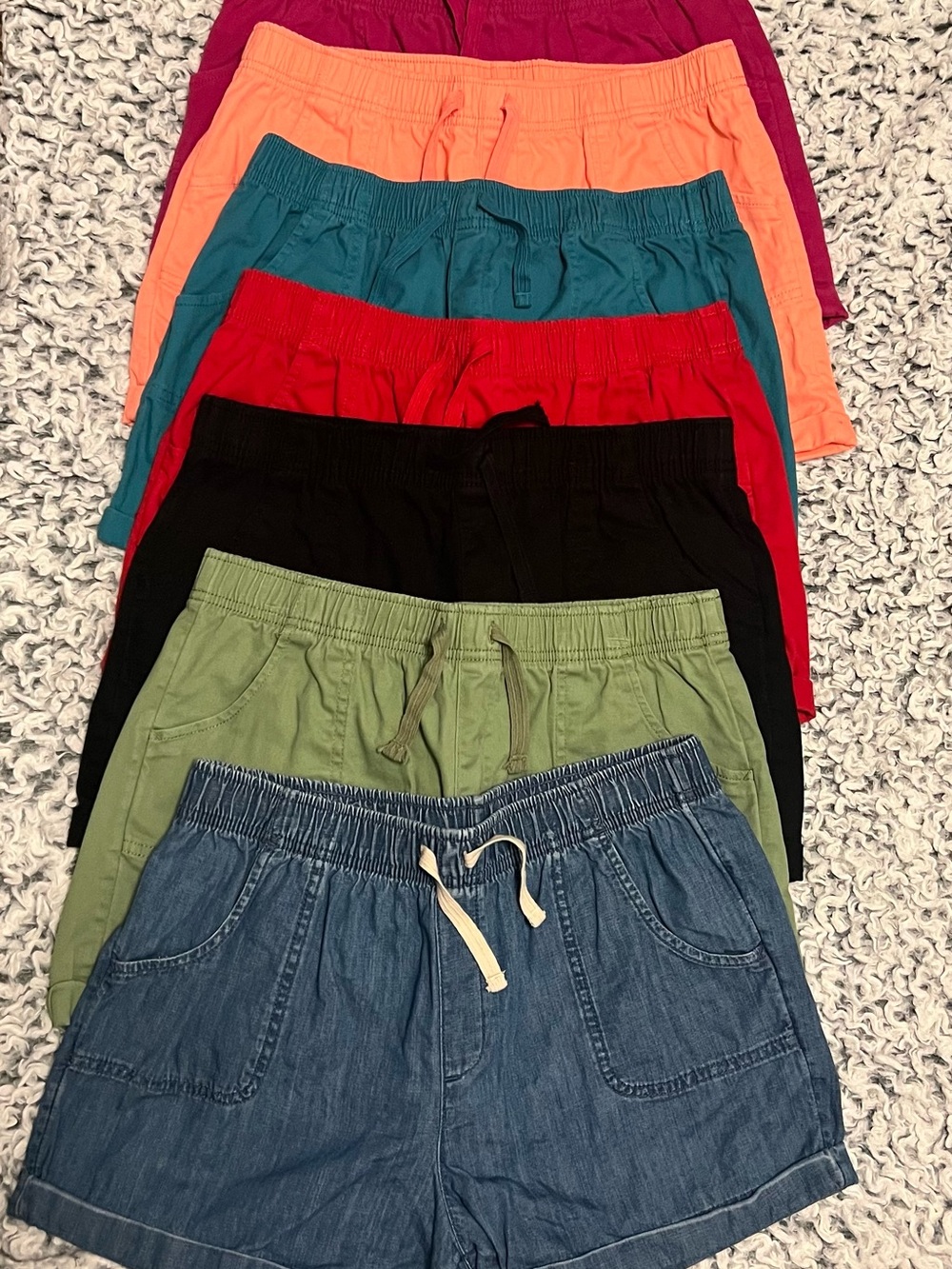 Wonder Nation pull-on Cuffed shorts Bundle